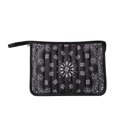 BEAU BANDANA POUCH BLACK