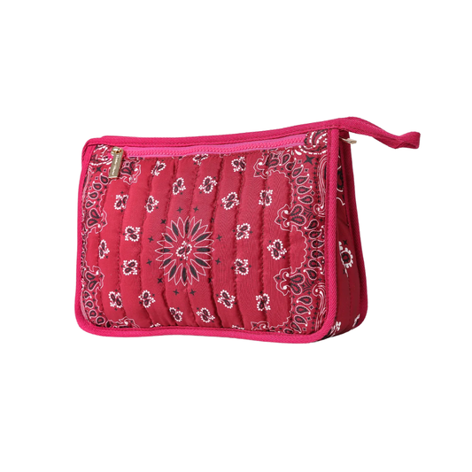 BEAU BANDANA POUCH BURGUNDY