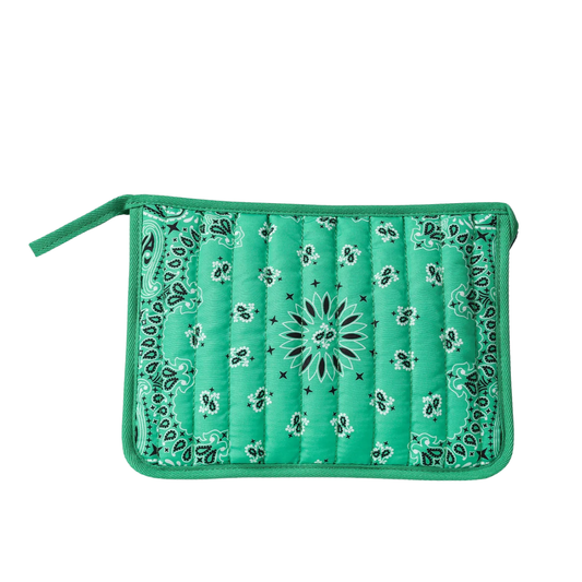 BEAU BANDANA POUCH GREEN