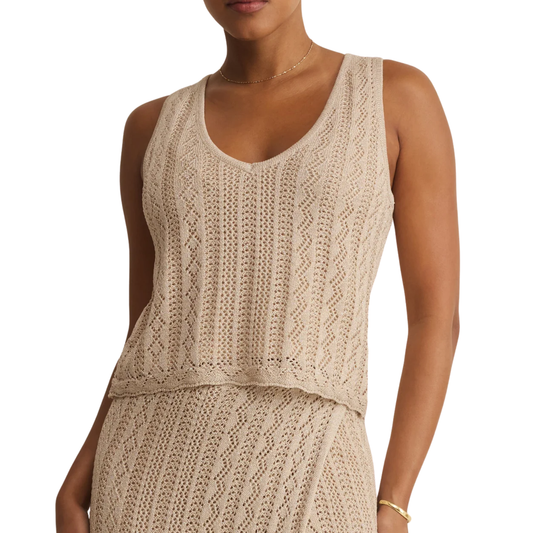 GLITTER SWEATER TANK