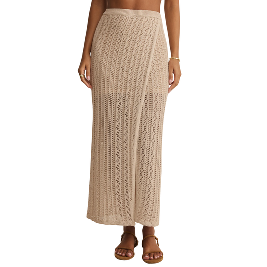 GLIMMER MIDI SKIRT