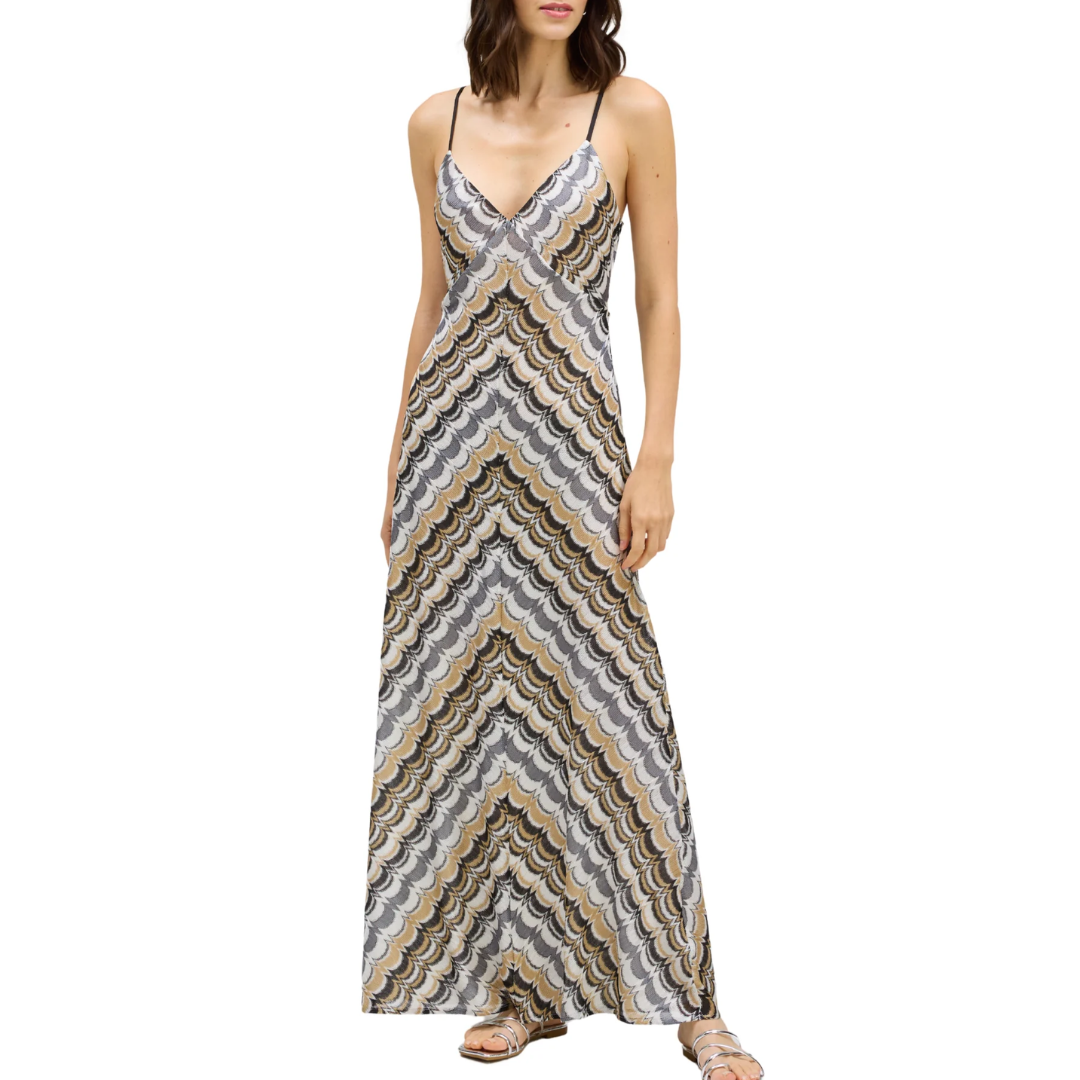 NELLIE DRESS ZIG ZAG