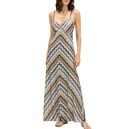 NELLIE DRESS ZIG ZAG