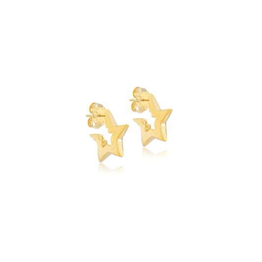 SMALL MARILYN STAR HOOPS