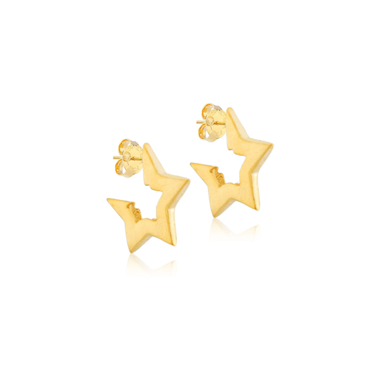 MARILYN STAR HOOPS