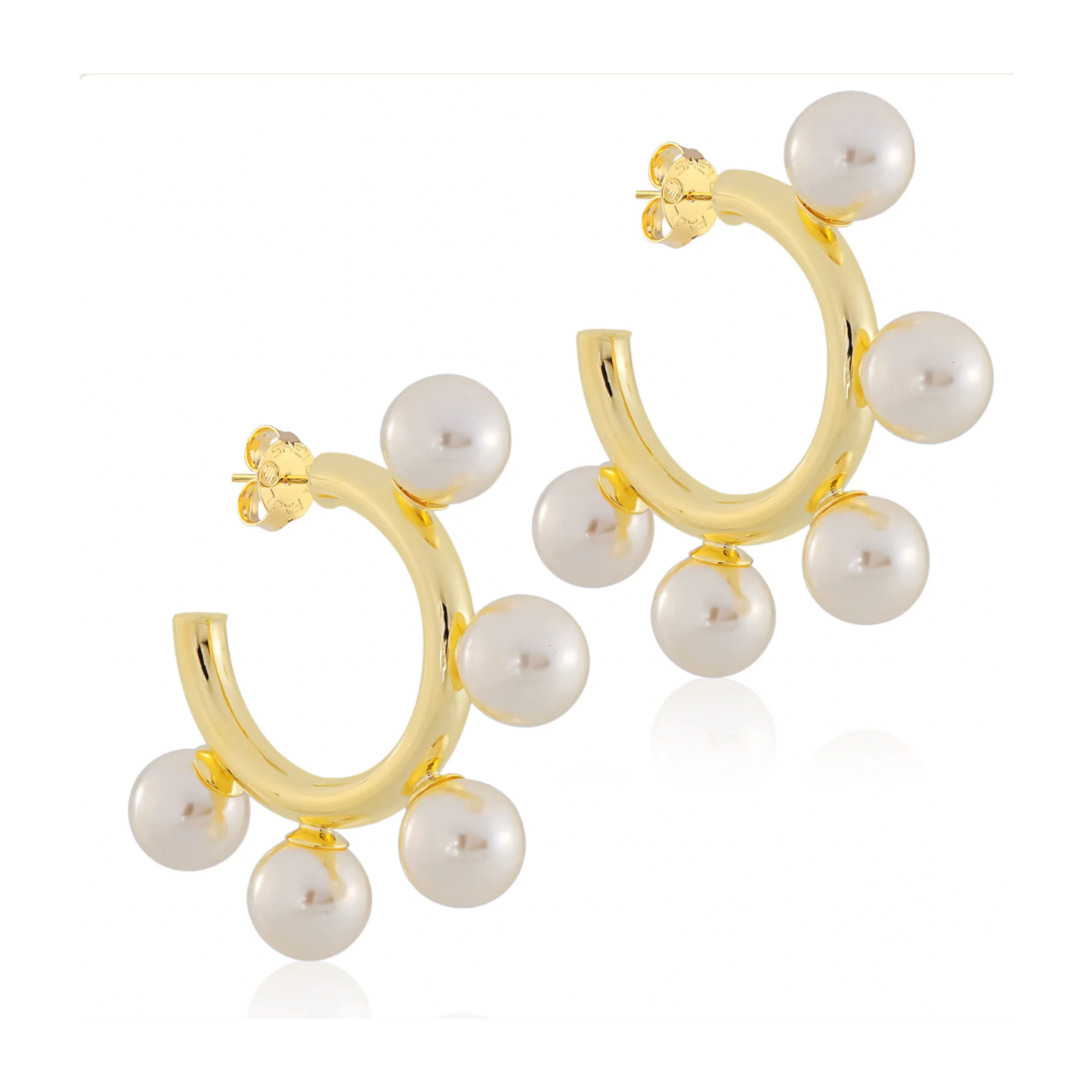 GIO HOOPS PEARLS