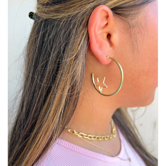STAR GAZING HOOPS