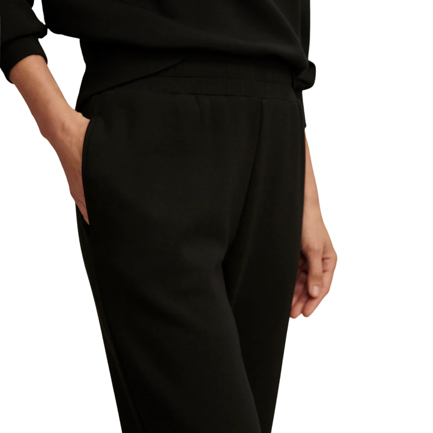 SLIM CUFF PANT 27.5" BLACK