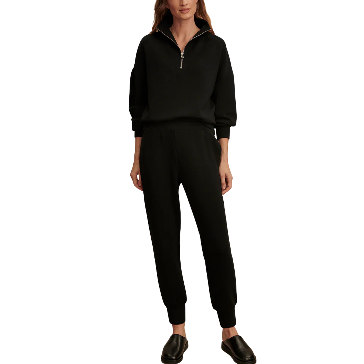 SLIM CUFF PANT 27.5" BLACK
