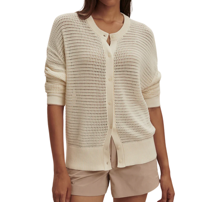 PEMBROKE KNIT CARDIGAN EGRET