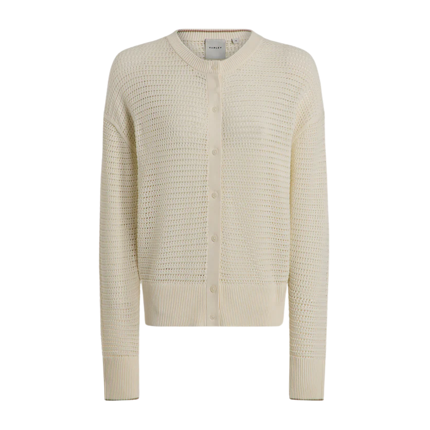 PEMBROKE KNIT CARDIGAN EGRET