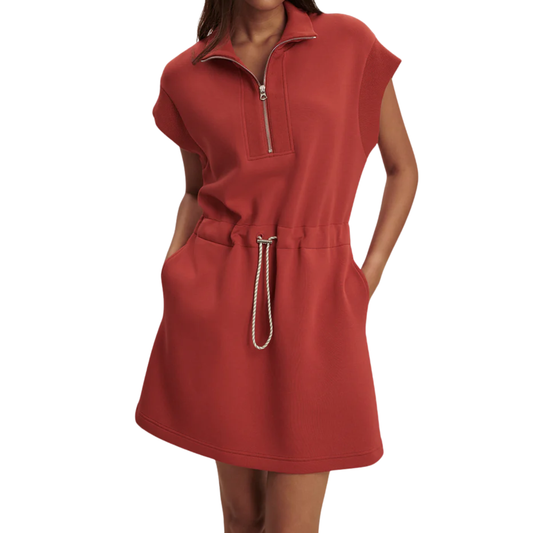 AVAYA HALF ZIP DRESS BOSSA NOVA