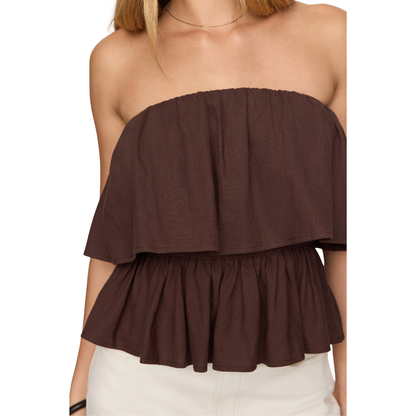 MABEL TOP CHOCOLATE CHERRY