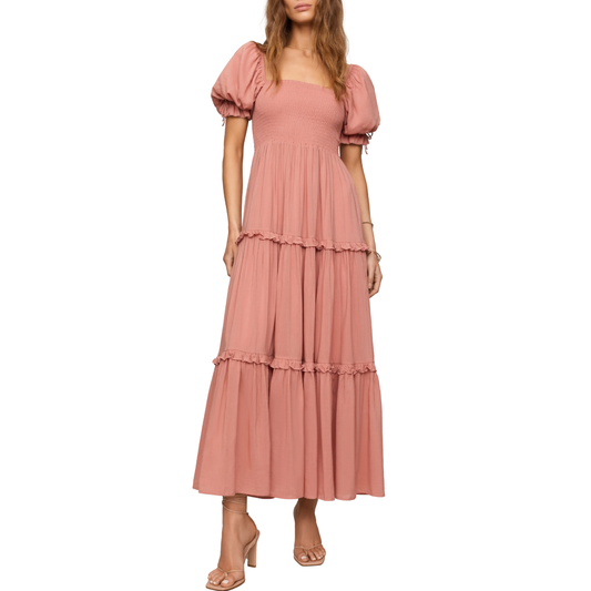 ELIORA MAXI DRESS TERRACOTTA