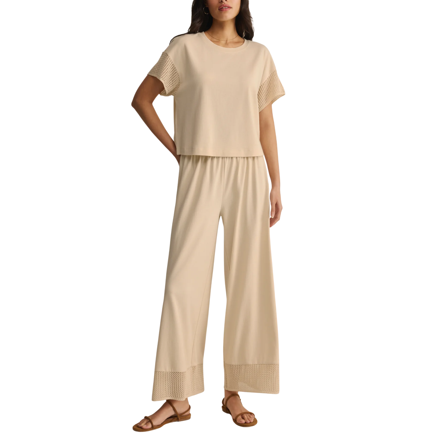 BANYAN CROCHET TOP ISLAND COCONUT