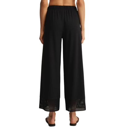 BANYAN CROCHET PANT BLACK
