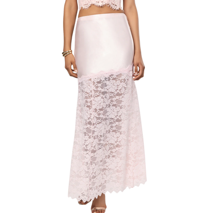 PERRINE LACE SKIRT BALLET PINK