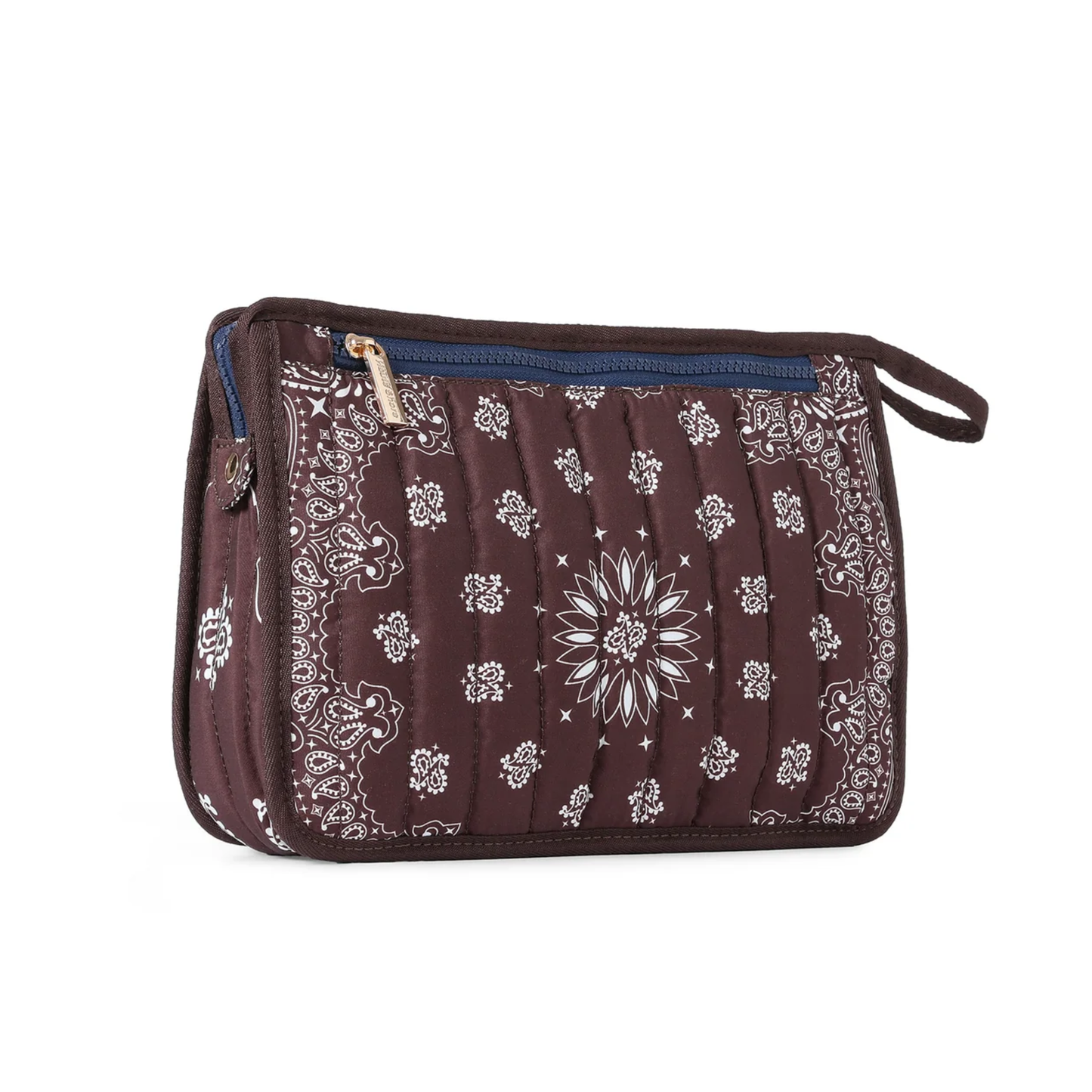 BEAU BANDANA POUCH BROWN