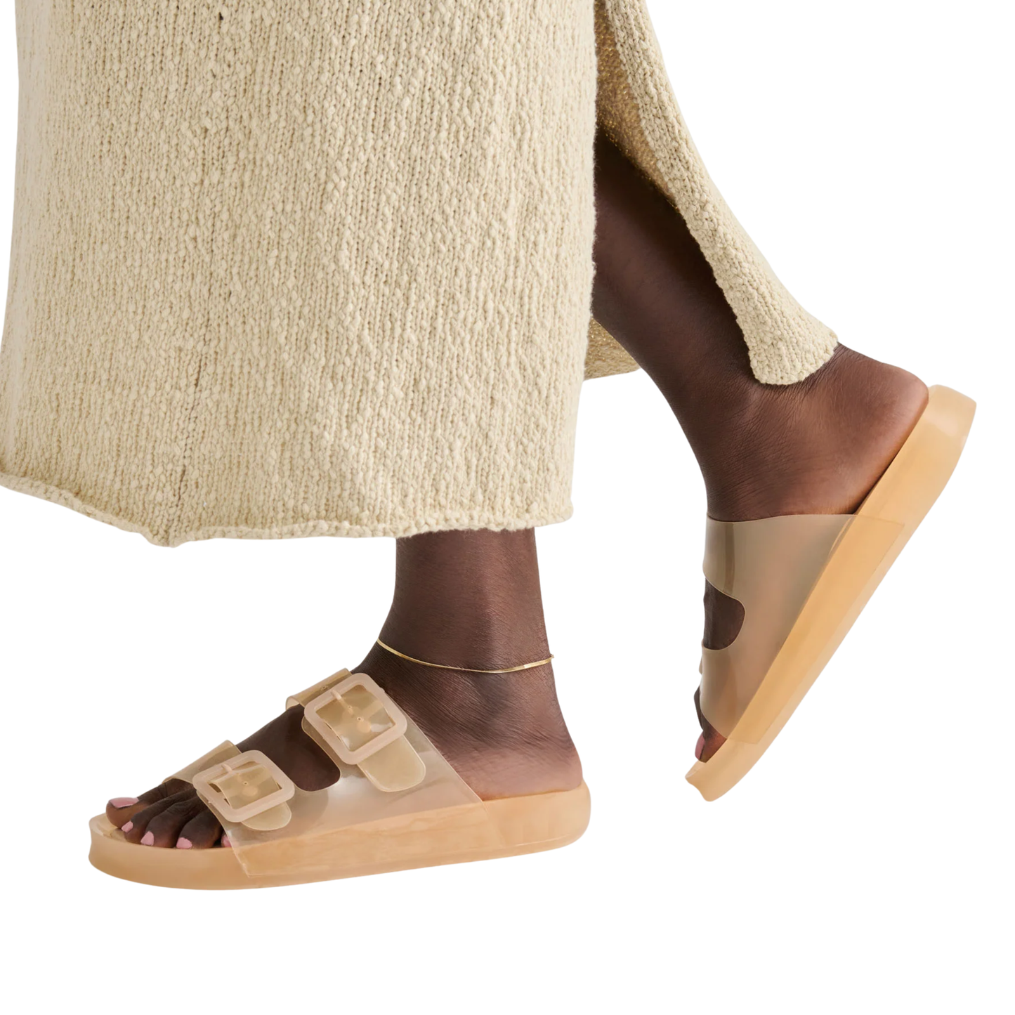 JULIO JELLY SLIDES PRALINE