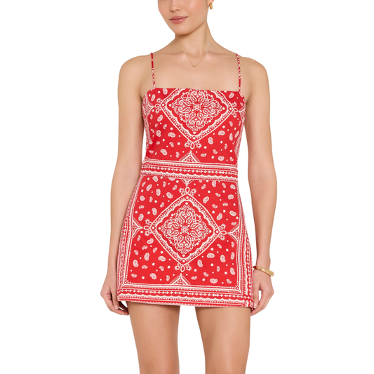 AVANI SKORT ROMPER RED