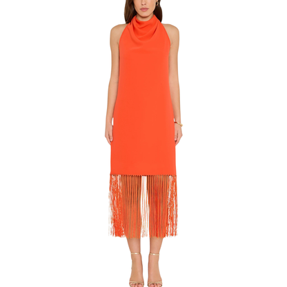 SYD MIDI DRESS MANDARIN