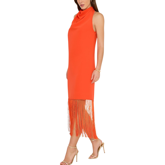 SYD MIDI DRESS MANDARIN