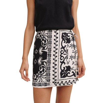 BANDANA WRAP SKIRT TROPICAL BANDANA