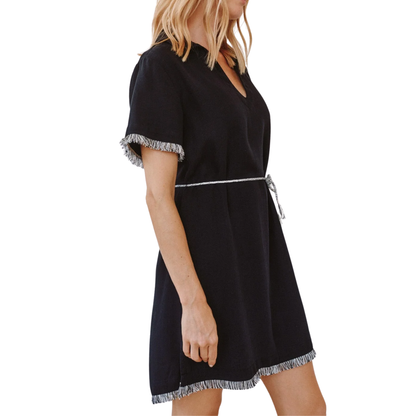 BLACK FRAY EDGE MINI DRESS