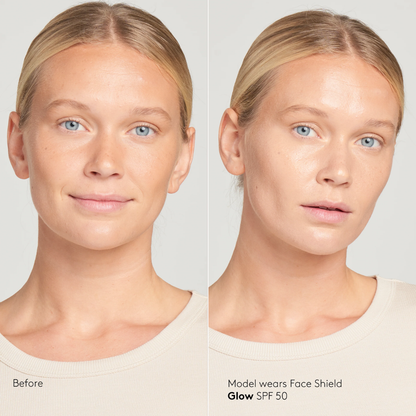 SUNFORGETTABLE FACE SHIELD GLOW GLOBAL
