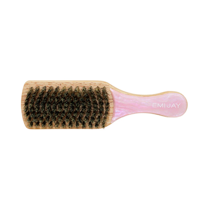 MINI BOAR BRISTLE BRUSH PINK SUGAR