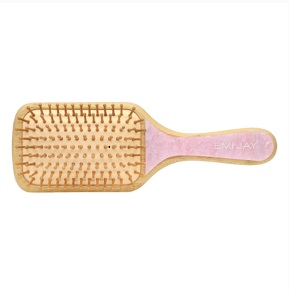 BAMBOO PADDLE BRUSH PINK SUGAR
