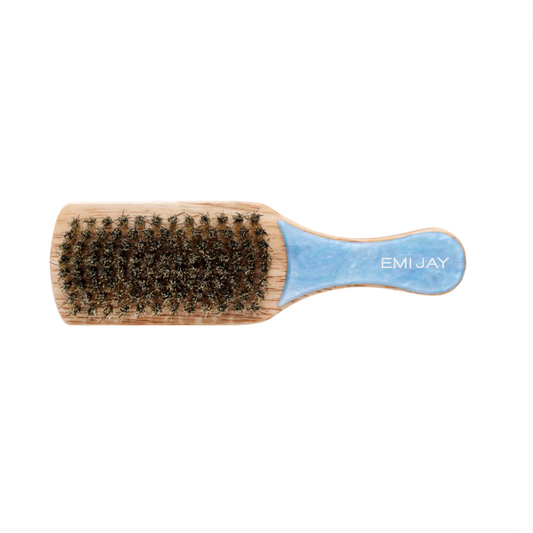 MINI BOAR BRISTLE BRUSH BLUE SUGAR