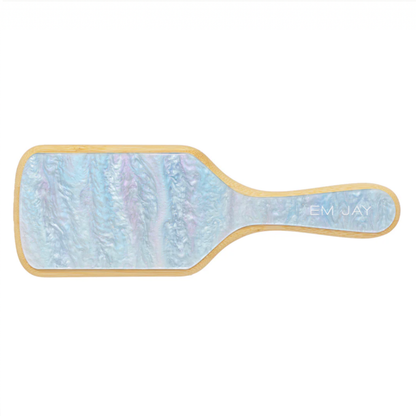 BAMBOO PADDLE BRUSH BLUE SUGAR