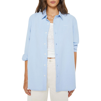 THE BESTIE SHIRT LIGHT BLUE
