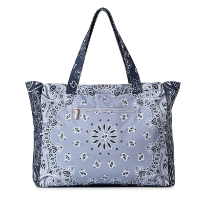 BAILEY BANDANA TOTE BLUE/NAVY