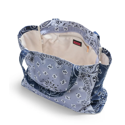 BAILEY BANDANA TOTE BLUE/NAVY