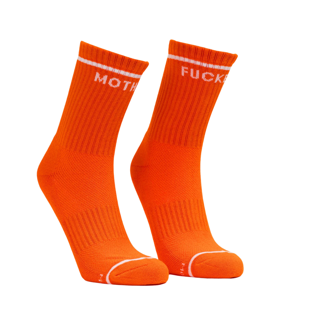 BABY STEPS SOCKS MANDARIN RED