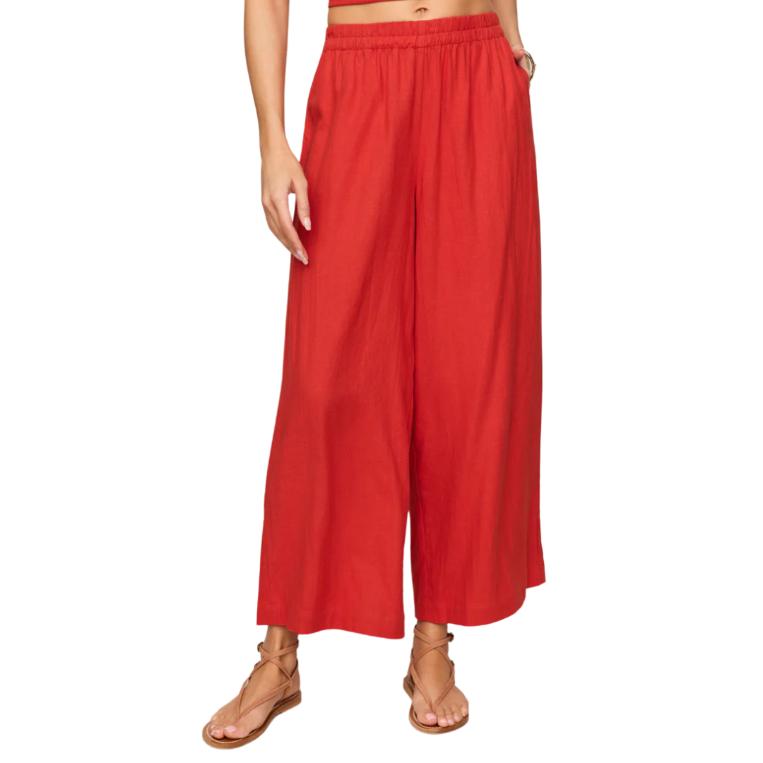 SCOUT LINEN PANT CHILI PEPPER