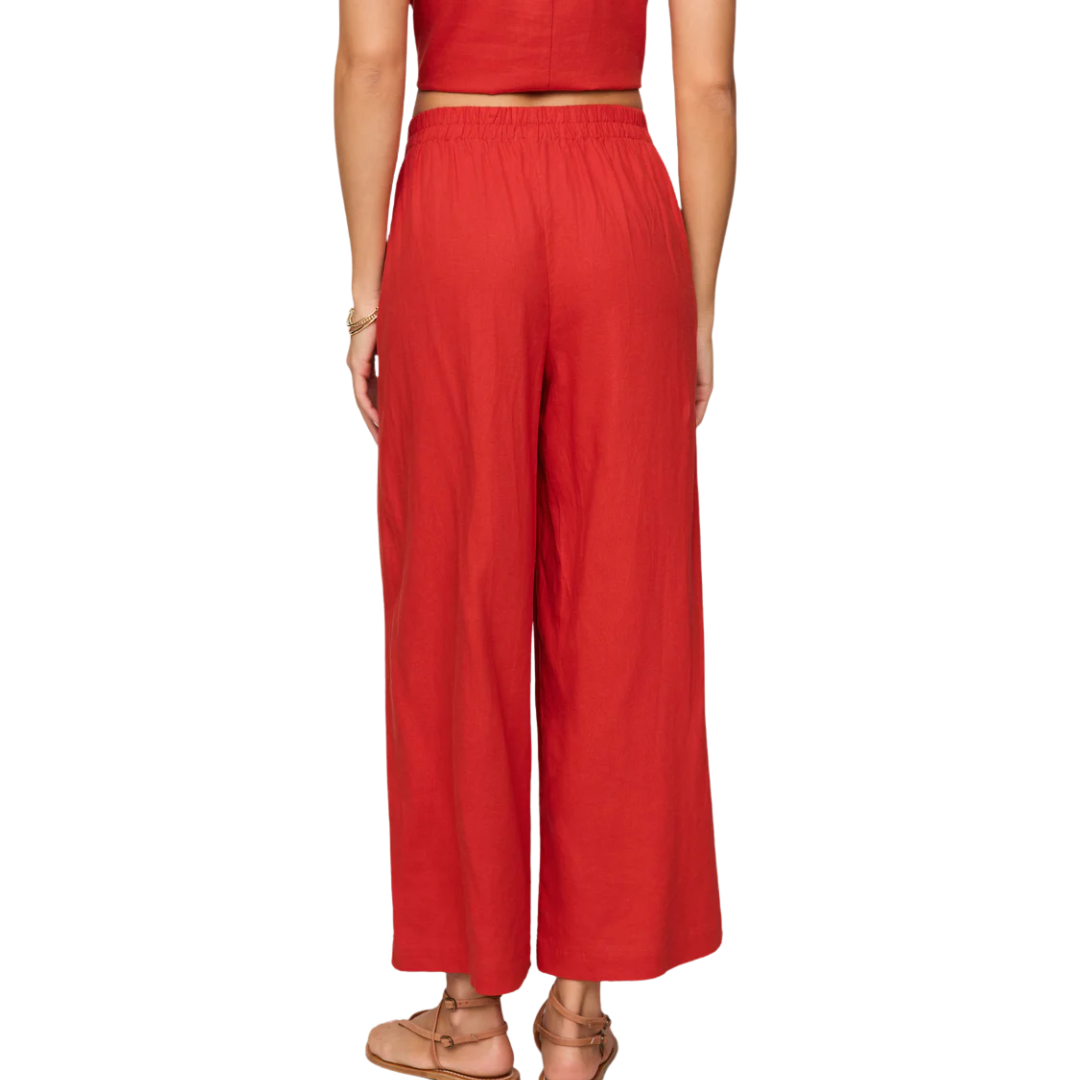 SCOUT LINEN PANT CHILI PEPPER