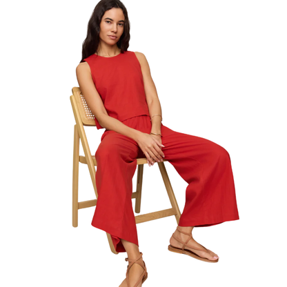 SCOUT LINEN PANT CHILI PEPPER