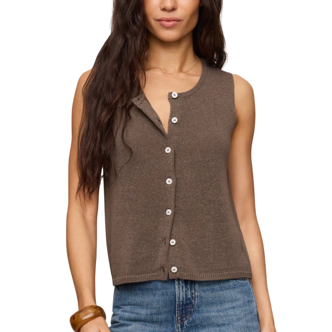 SYD SWEATER VEST PEBBLE COAST