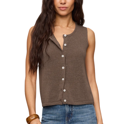 SYD SWEATER VEST PEBBLE COAST