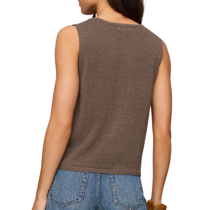 SYD SWEATER VEST PEBBLE COAST