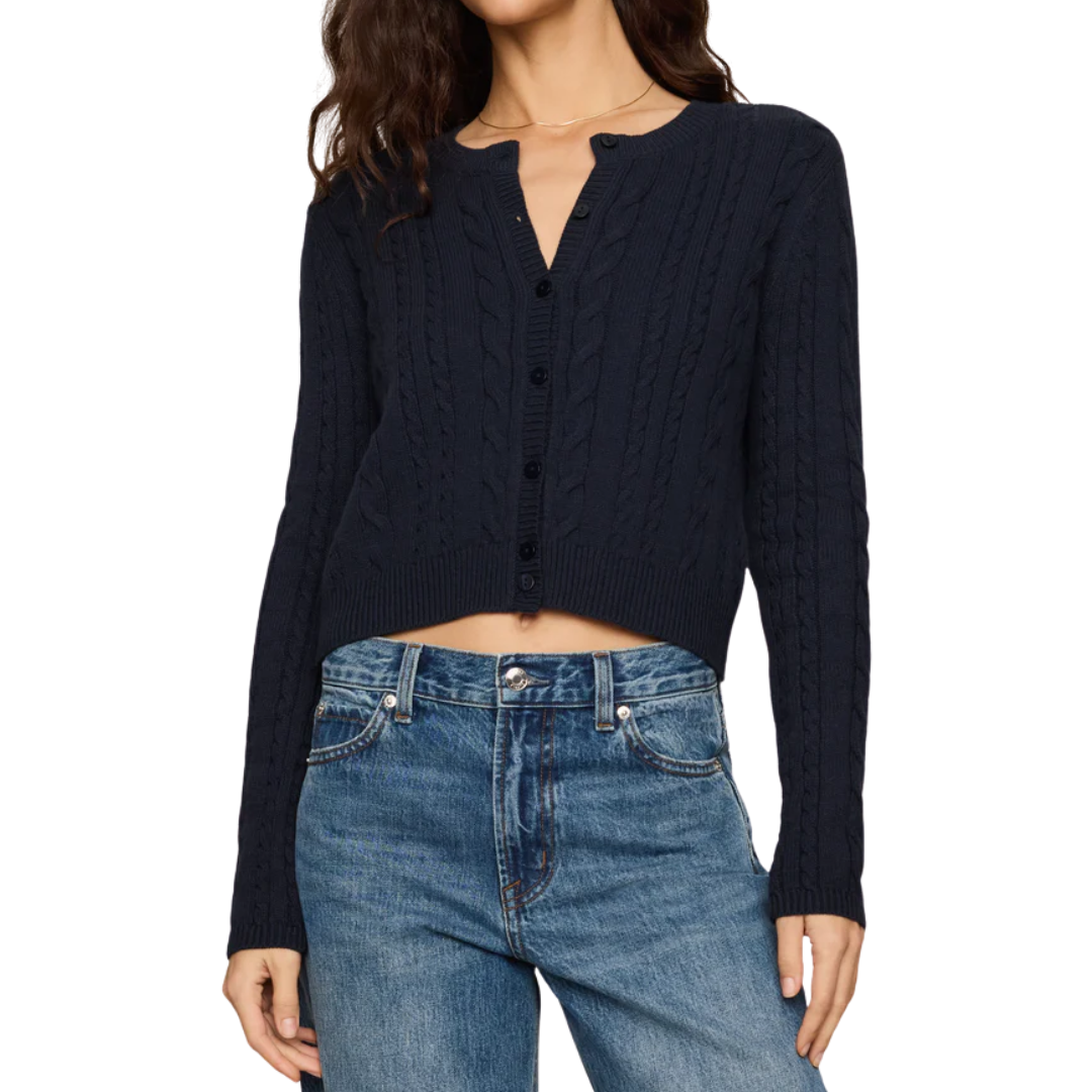 CERA LONG SLEEVE CARDIGAN ECLIPSE