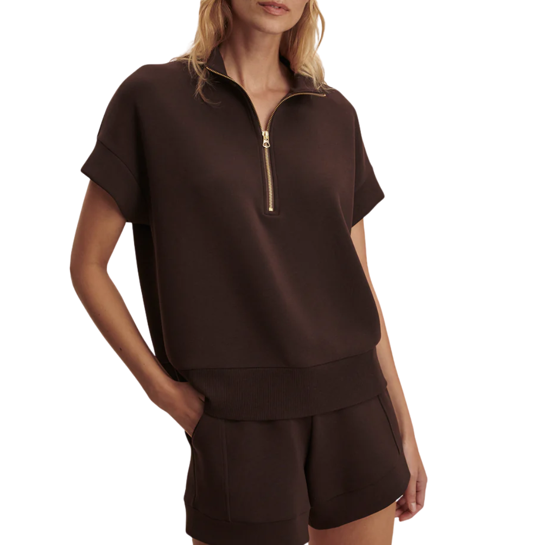 RITCHIE SHORT SLEEVE SWEATSHIRT COFFEE BEAN