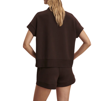 RITCHIE SHORT SLEEVE SWEATSHIRT COFFEE BEAN