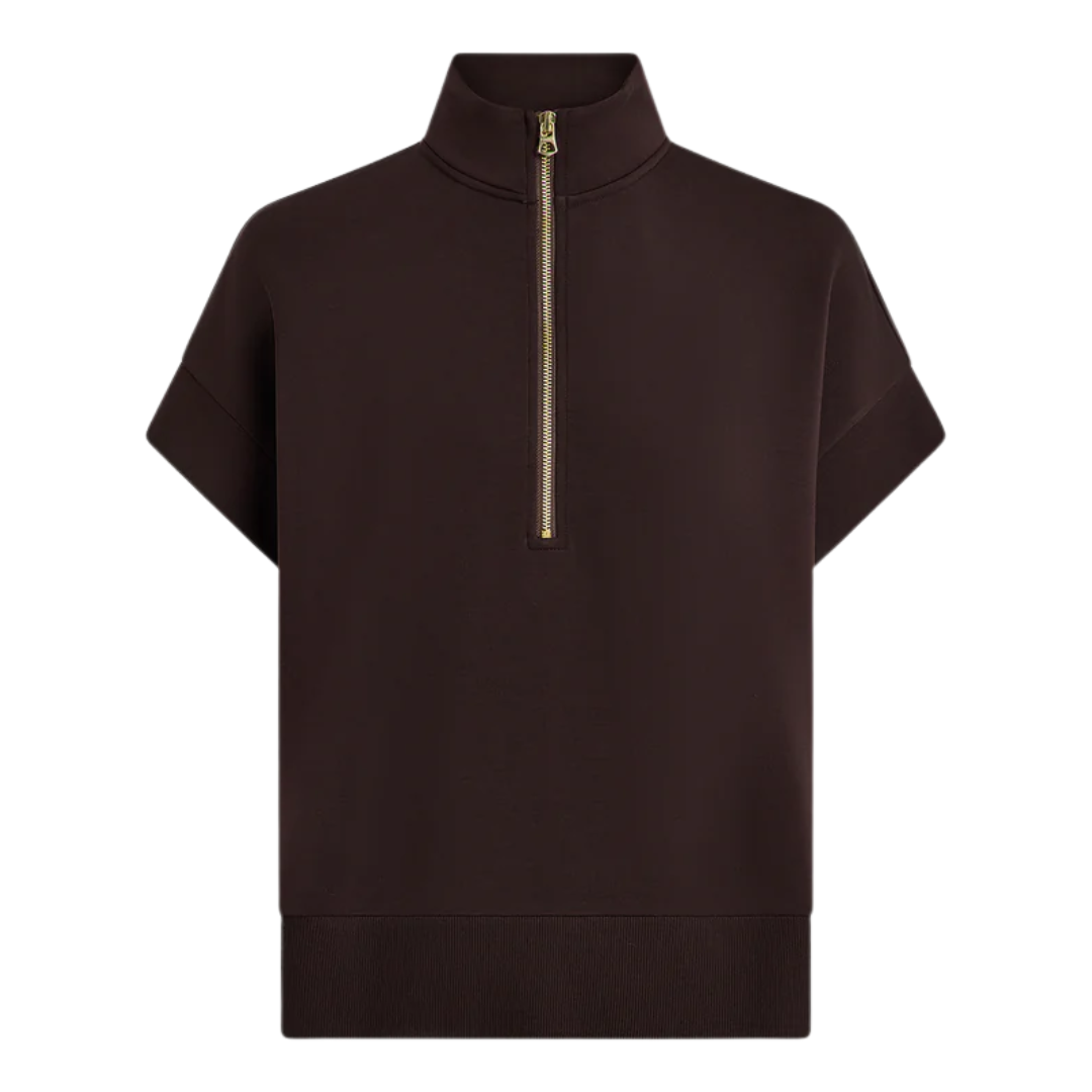 RITCHIE SHORT SLEEVE SWEATSHIRT COFFEE BEAN
