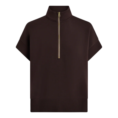 RITCHIE SHORT SLEEVE SWEATSHIRT COFFEE BEAN