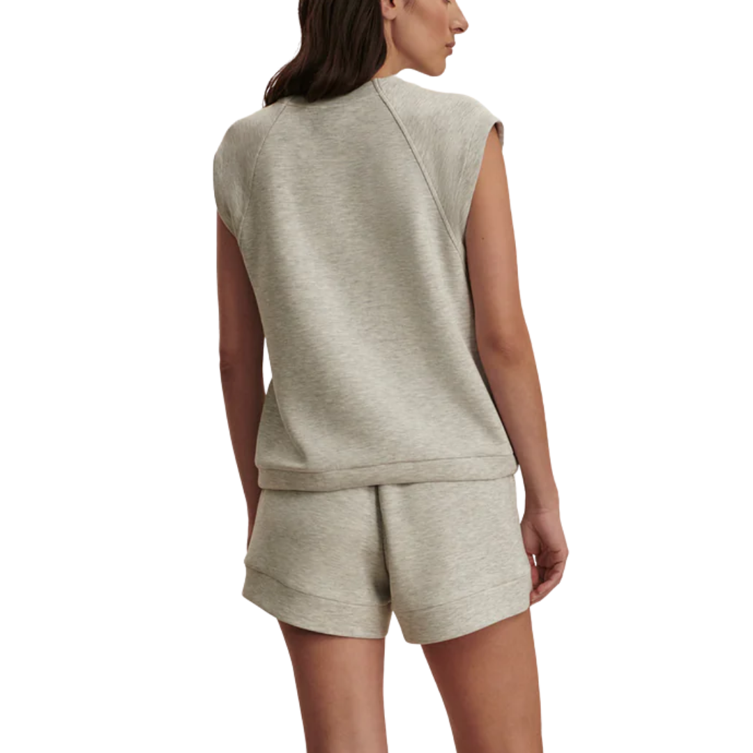 ATRIUM HIGH RISE SHORT 4.5" LIGHT GREY MARL
