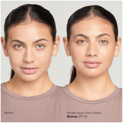 SUNFORGETTABLE FACE SHIELD BRONZE